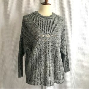UO ECOTE Madison Chunky Knit Pullover Sweater